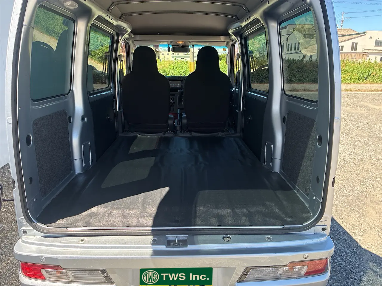 ハイゼットカーゴ車内